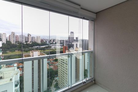 Varanda de apartamento para alugar com 1 quarto, 42m² em Santo Amaro, São Paulo