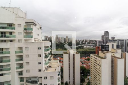 Varanda vista de apartamento para alugar com 1 quarto, 42m² em Santo Amaro, São Paulo