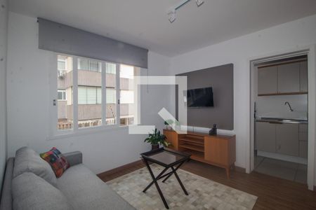 Sala de apartamento para alugar com 1 quarto, 38m² em Jardim Botânico, Porto Alegre