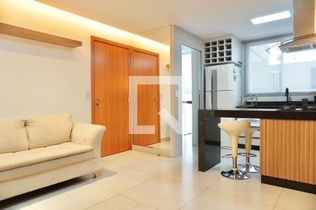 Sala de apartamento para alugar com 2 quartos, 200m² em União, Belo Horizonte