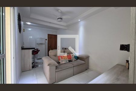 Sala de apartamento para alugar com 2 quartos, 54m² em Vila Eldizia, Santo André