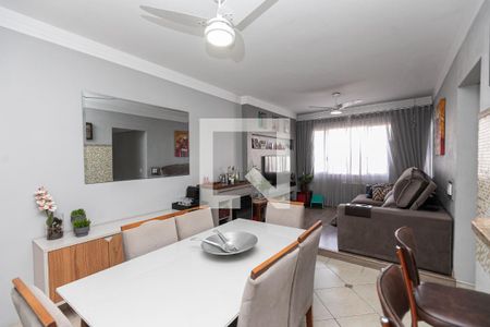 Sala Principal (jantar e estar) de apartamento à venda com 3 quartos, 132m² em Jardim Proença, Campinas