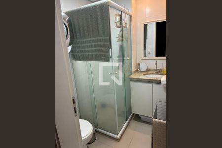 Banheiro de apartamento à venda com 1 quarto, 31m² em Panamby, São Paulo