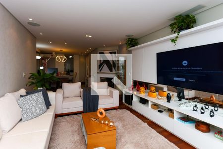 Sala  de apartamento à venda com 3 quartos, 126m² em Vila Andrade, São Paulo