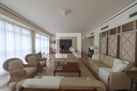 Sala de apartamento para alugar com 6 quartos, 480m² em Itapema, Guarujá