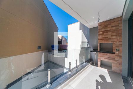 Varanda Gourmet de apartamento para alugar com 3 quartos, 92m² em Vila Assunção, Santo André