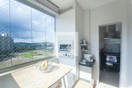 Varanda da Sala de apartamento à venda com 2 quartos, 76m² em Alphaville Nova Lima, Nova Lima