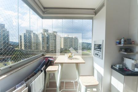 Varanda da Sala de apartamento à venda com 2 quartos, 76m² em Alphaville Nova Lima, Nova Lima