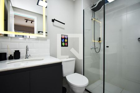 banheiro de kitnet/studio à venda com 1 quarto, 25m² em Pinheiros, São Paulo