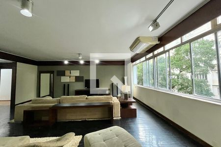 Sala  de apartamento para alugar com 5 quartos, 280m² em Copacabana, Rio de Janeiro