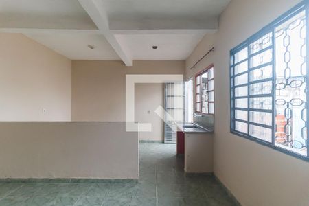 Sala/Cozinha de casa para alugar com 1 quarto, 48m² em Jardim Santos Dumont, Mogi das Cruzes