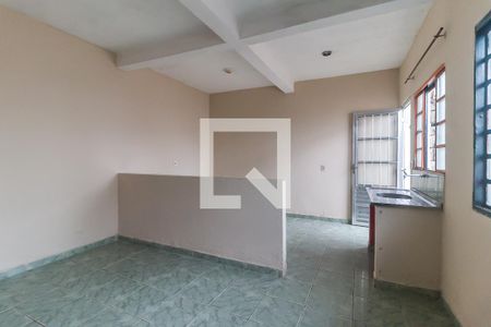 Sala/Cozinha de casa para alugar com 1 quarto, 48m² em Jardim Santos Dumont, Mogi das Cruzes