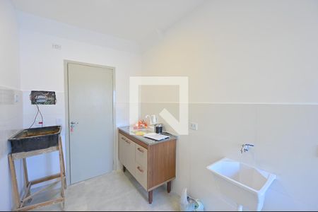 Cozinha/Lavanderia de kitnet/studio para alugar com 1 quarto, 16m² em Vila do Encontro, São Paulo