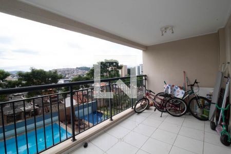 Varanda da Sala de apartamento para alugar com 3 quartos, 106m² em Jardim Flor da Montanha, Guarulhos