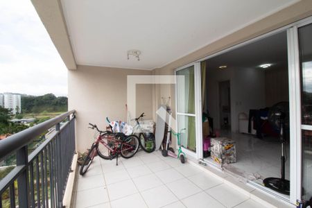 Varanda da Sala de apartamento para alugar com 3 quartos, 106m² em Jardim Flor da Montanha, Guarulhos