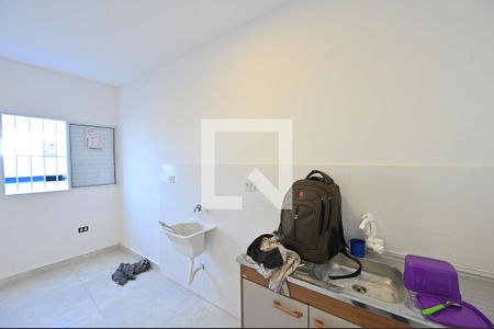 Cozinha/Lavanderia de kitnet/studio para alugar com 1 quarto, 16m² em Vila do Encontro, São Paulo