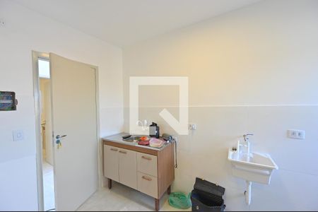 Cozinha/Lavanderia de kitnet/studio para alugar com 1 quarto, 16m² em Vila do Encontro, São Paulo