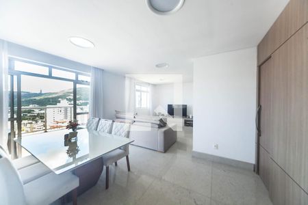 sala de apartamento para alugar com 4 quartos, 168m² em Buritis, Belo Horizonte