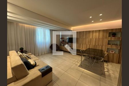 Sala de apartamento à venda com 3 quartos, 88m² em Anchieta, Belo Horizonte