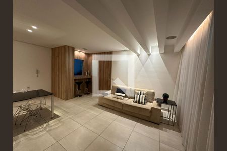 Sala de apartamento à venda com 3 quartos, 88m² em Anchieta, Belo Horizonte