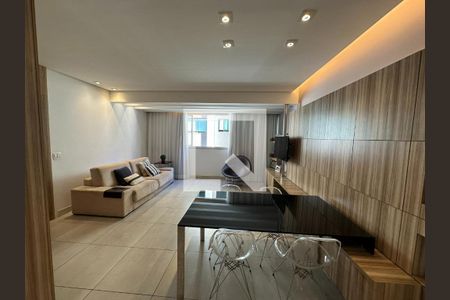 Sala de apartamento à venda com 3 quartos, 88m² em Anchieta, Belo Horizonte
