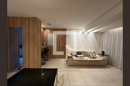 Sala de apartamento à venda com 3 quartos, 88m² em Anchieta, Belo Horizonte