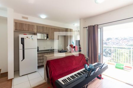 Sala  de apartamento à venda com 1 quarto, 42m² em Umuarama, Osasco