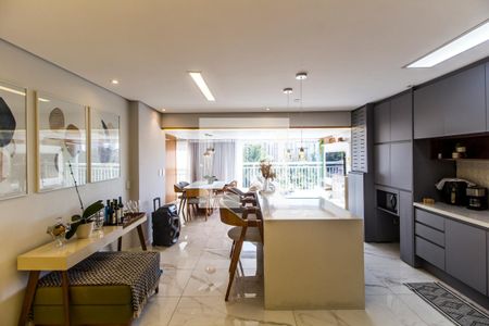 Sala  de apartamento à venda com 2 quartos, 100m² em Centro, Barueri