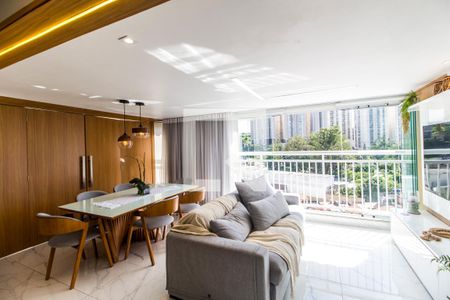 Sala  de apartamento à venda com 2 quartos, 100m² em Centro, Barueri