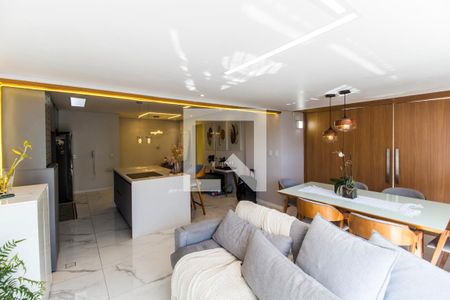 Sala  de apartamento à venda com 2 quartos, 100m² em Centro, Barueri