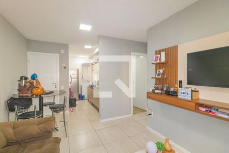 Sala/Cozinha de apartamento à venda com 2 quartos, 42m² em Estância Velha, Canoas