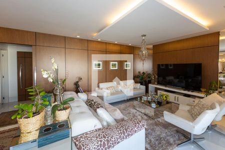 Sala de TV de apartamento à venda com 3 quartos, 194m² em Vila da Serra, Nova Lima