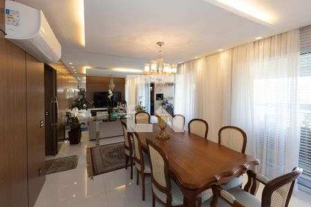 Sala de Jantar de apartamento à venda com 3 quartos, 194m² em Vila da Serra, Nova Lima