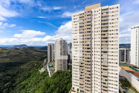 Vista da Varanda de apartamento à venda com 2 quartos, 72m² em Vila da Serra, Nova Lima