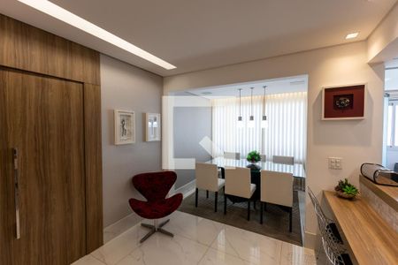 Sala de Jantar / Varanda de apartamento à venda com 2 quartos, 72m² em Vila da Serra, Nova Lima