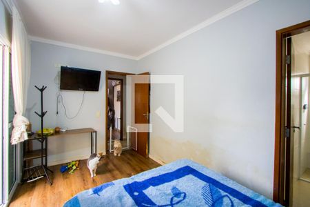 Quarto 1 - Suíte de apartamento à venda com 3 quartos, 75m² em Jardim Bela Vista, Santo André