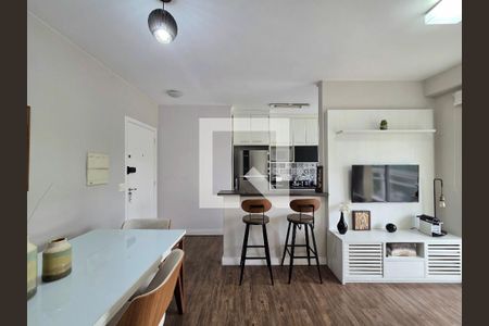 Sala de apartamento para alugar com 1 quarto, 45m² em Vila Olímpia, São Paulo