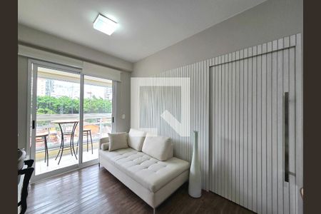 Sala de apartamento para alugar com 1 quarto, 45m² em Vila Olímpia, São Paulo