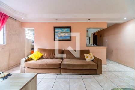 Sala de apartamento à venda com 2 quartos, 56m² em Parque Sao Vicente, Santo André