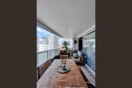 Varanda da Sala de apartamento para alugar com 4 quartos, 184m² em Jardim Vila Mariana, São Paulo