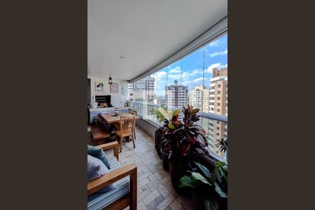 Varanda da Sala de apartamento para alugar com 4 quartos, 184m² em Jardim Vila Mariana, São Paulo