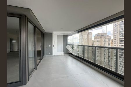 Varanda da Sala de apartamento à venda com 3 quartos, 239m² em Alphaville Conde Ii, Barueri