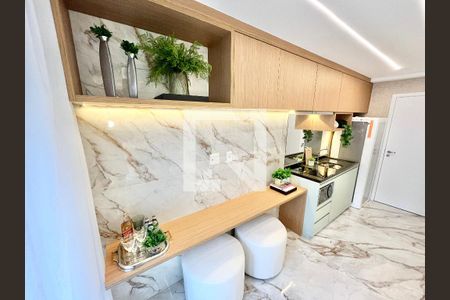 Sala/Cozinha de kitnet/studio para alugar com 1 quarto, 24m² em Santana, São Paulo