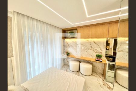 Sala/Cozinha de kitnet/studio para alugar com 1 quarto, 24m² em Santana, São Paulo