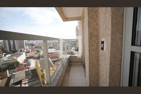Varanda da Sala de apartamento para alugar com 1 quarto, 60m² em Casa Branca, Santo André