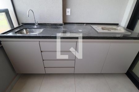 Varanda gourmet de apartamento para alugar com 3 quartos, 81m² em Jardim Sul, Uberlândia