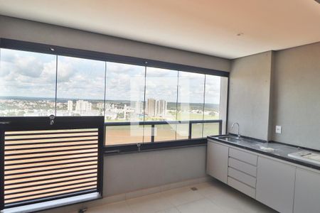 Varanda gourmet de apartamento para alugar com 3 quartos, 81m² em Jardim Sul, Uberlândia