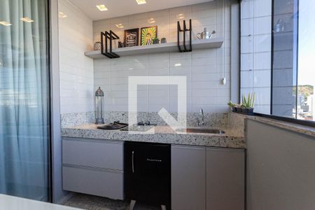Varanda gourmet de apartamento para alugar com 3 quartos, 89m² em Castelo, Belo Horizonte
