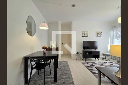 Sala de apartamento para alugar com 1 quarto, 43m² em Vila Nova Conceição, São Paulo