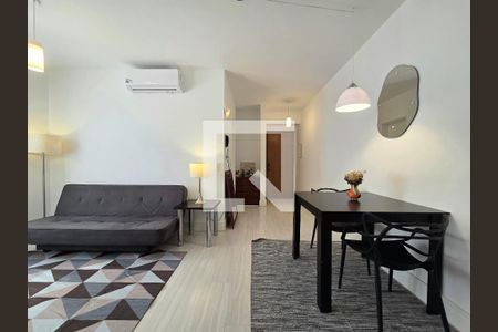 Sala de apartamento para alugar com 1 quarto, 43m² em Vila Nova Conceição, São Paulo